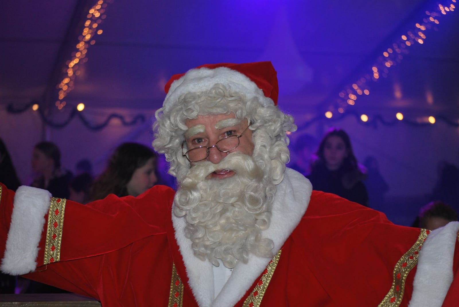 De kerstman op De IJsmarkt in Oosterhout